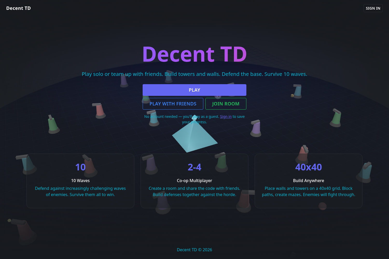 decent-td β application screenshot